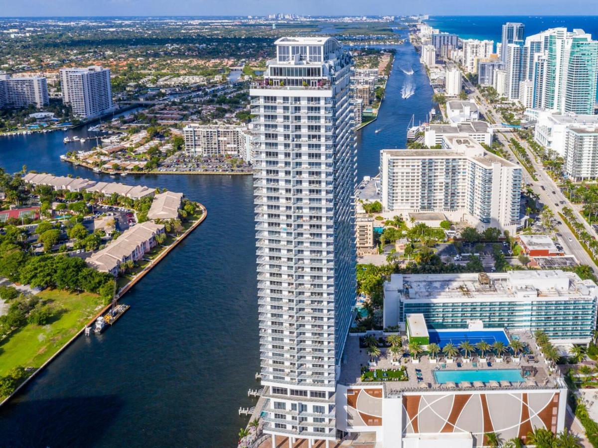 Hyde House - Luxury Waterfront 2Br 2Ba Apartment Suite With Direct Ocean View, Roof Top Pool, Resort Amenities Hollywood Luaran gambar