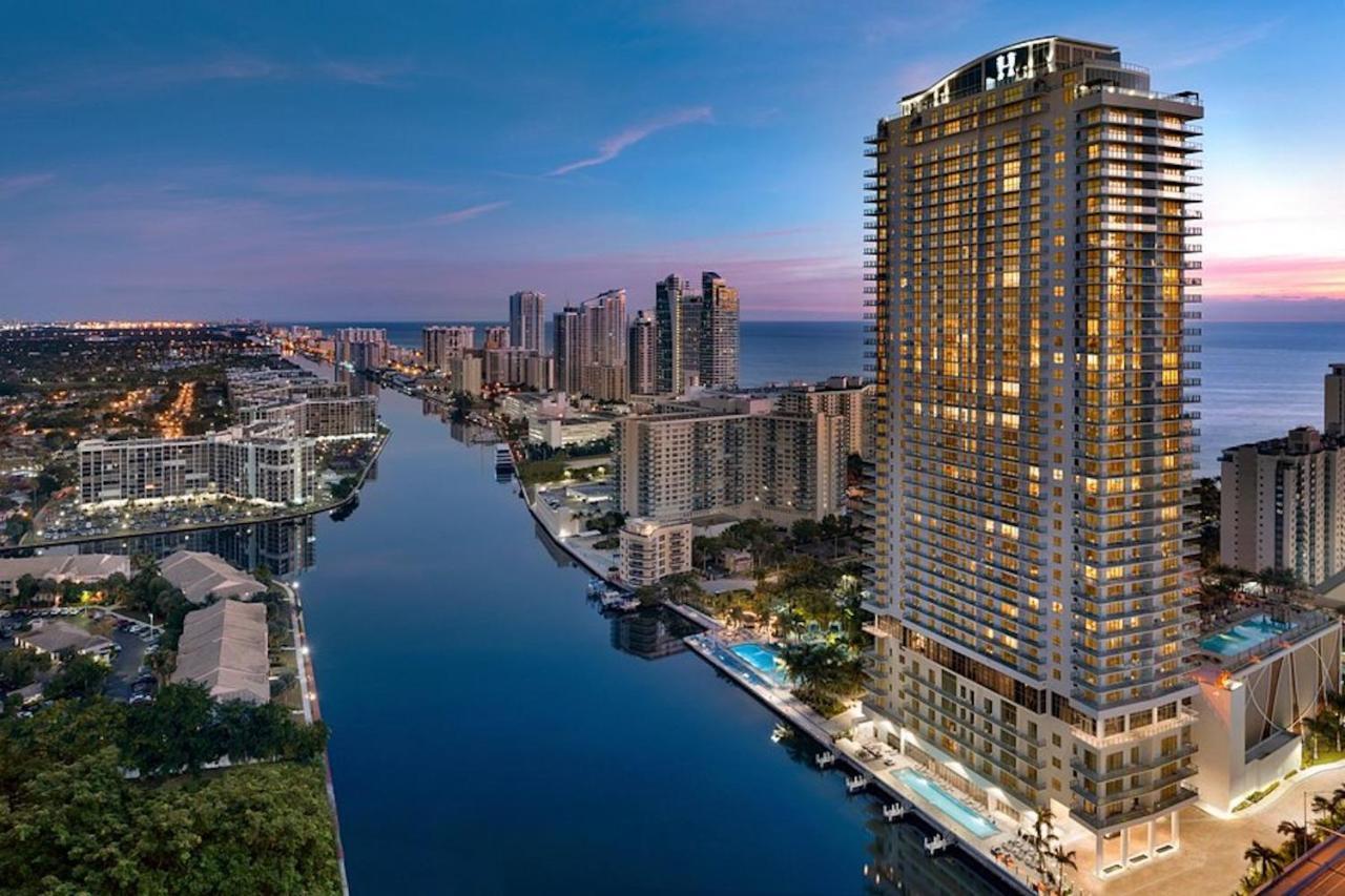 Hyde House - Luxury Waterfront 2Br 2Ba Apartment Suite With Direct Ocean View, Roof Top Pool, Resort Amenities Hollywood Luaran gambar
