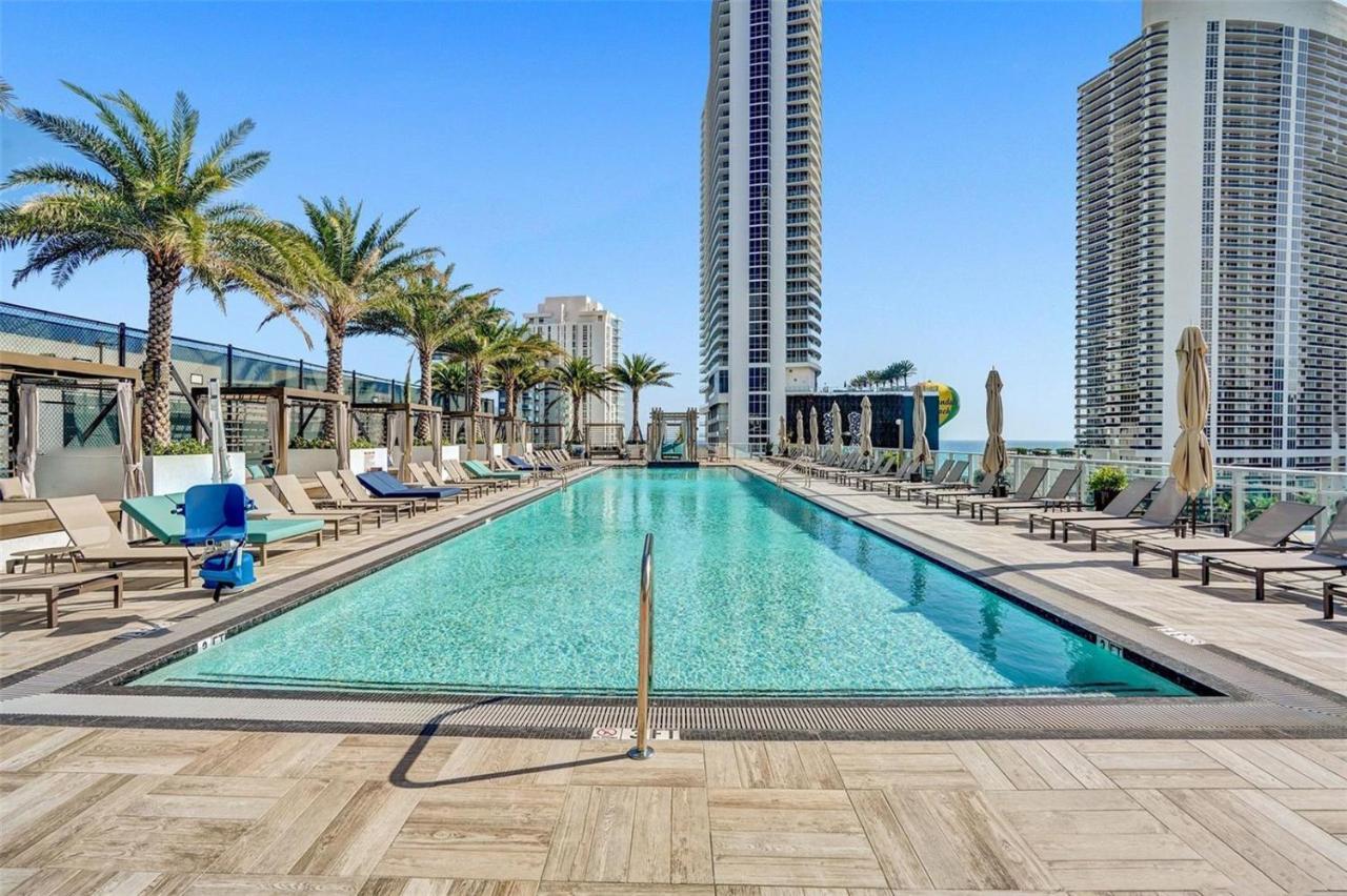 Hyde House - Luxury Waterfront 2Br 2Ba Apartment Suite With Direct Ocean View, Roof Top Pool, Resort Amenities Hollywood Luaran gambar