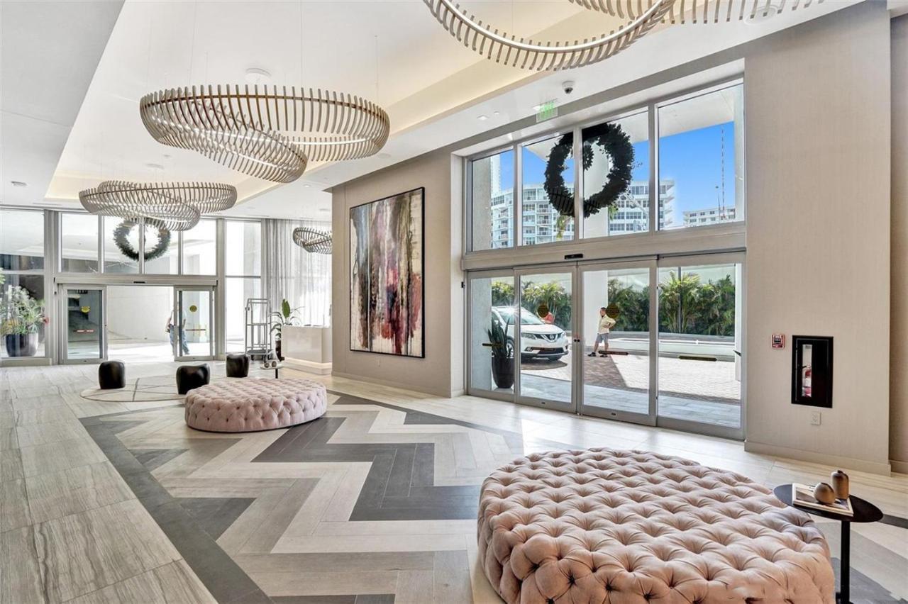 Hyde House - Luxury Waterfront 2Br 2Ba Apartment Suite With Direct Ocean View, Roof Top Pool, Resort Amenities Hollywood Luaran gambar