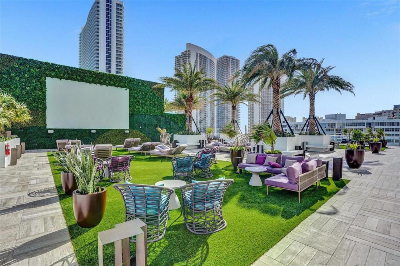 Hyde House - Luxury Waterfront 2Br 2Ba Apartment Suite With Direct Ocean View, Roof Top Pool, Resort Amenities Hollywood Luaran gambar