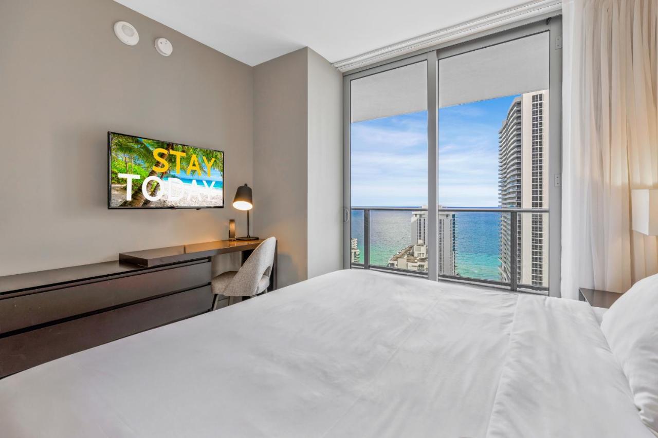 Hyde House - Luxury Waterfront 2Br 2Ba Apartment Suite With Direct Ocean View, Roof Top Pool, Resort Amenities Hollywood Luaran gambar