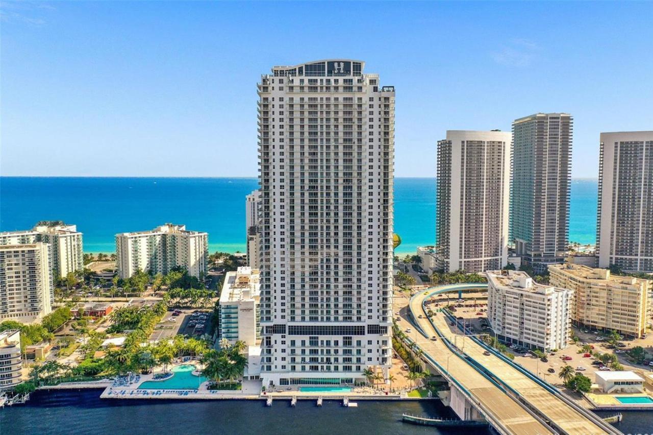 Hyde House - Luxury Waterfront 2Br 2Ba Apartment Suite With Direct Ocean View, Roof Top Pool, Resort Amenities Hollywood Luaran gambar