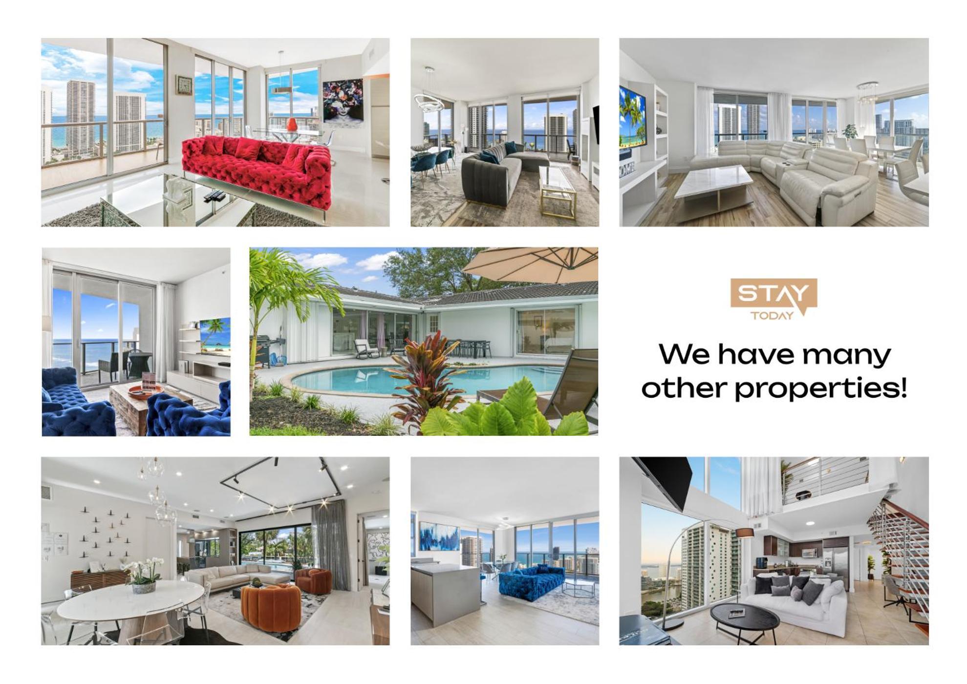 Hyde House - Luxury Waterfront 2Br 2Ba Apartment Suite With Direct Ocean View, Roof Top Pool, Resort Amenities Hollywood Luaran gambar